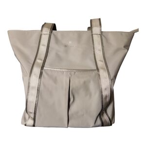 Arbonne Grey and White Tote Bag